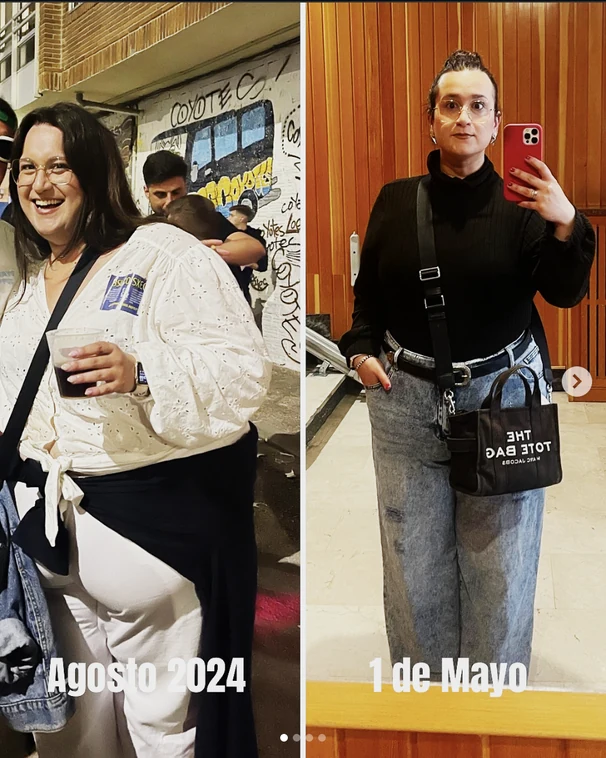 Un año, una vida distinta con 70 kilos menos