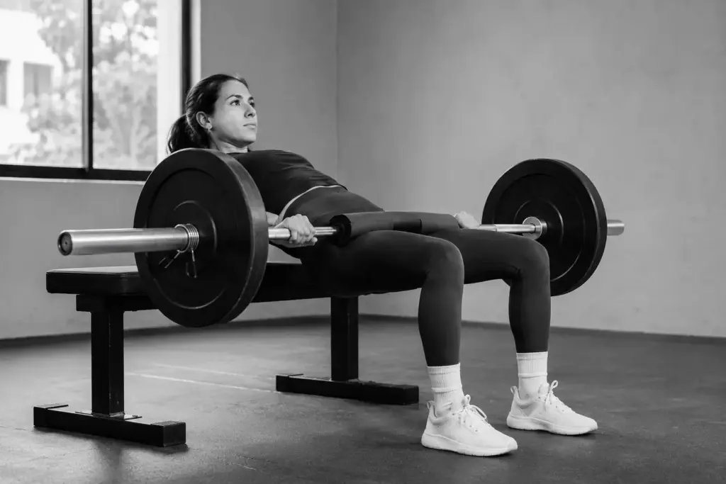 Hip thrust con barra
